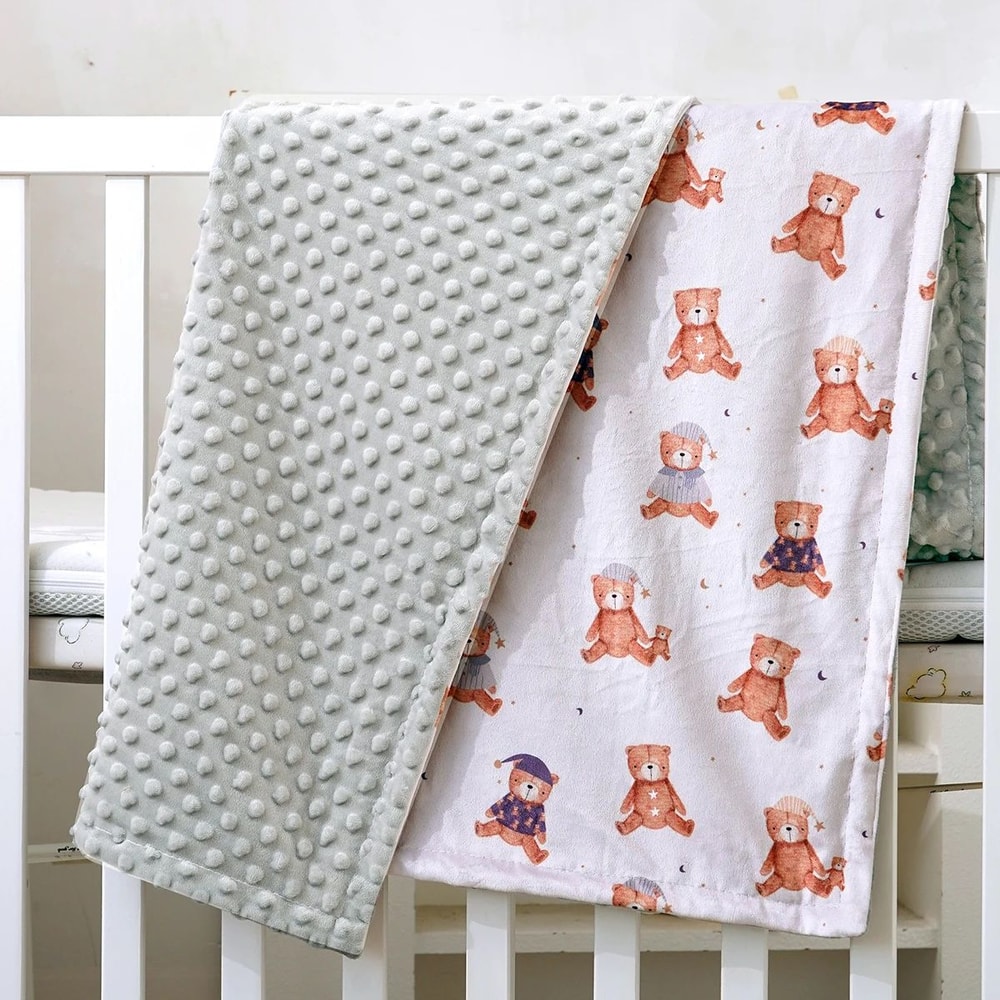 UltraSoft Baby Blanket DoubleLayer Minky Toddler Blanket Plush Comfort 30x40inch 6