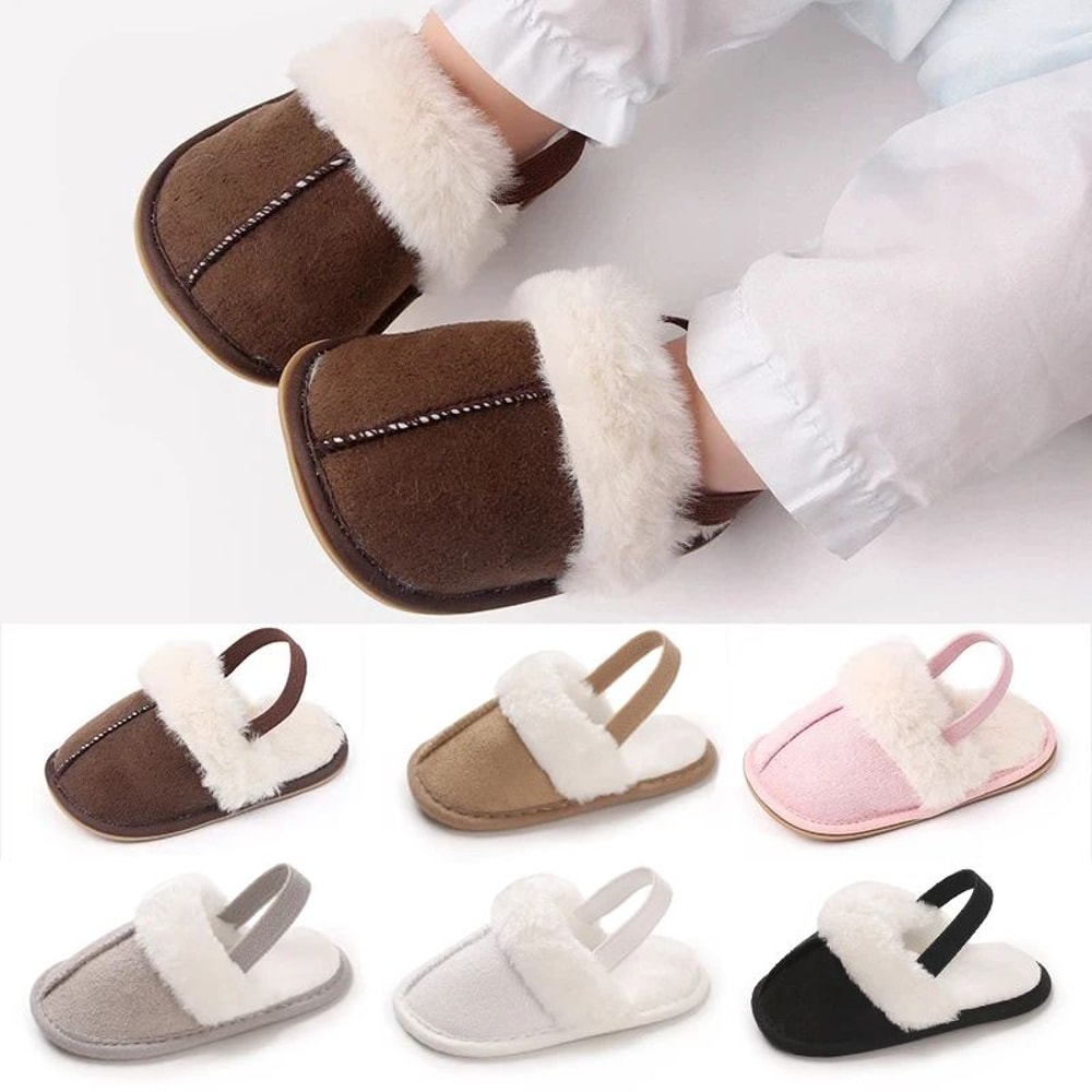 CozyCloud Baby Slippers For First Steps Soft Sole Baby Walking Shoes 0