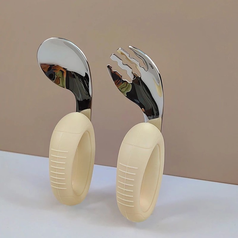 ErgoGrip Baby Training Fork Spoon Set 1