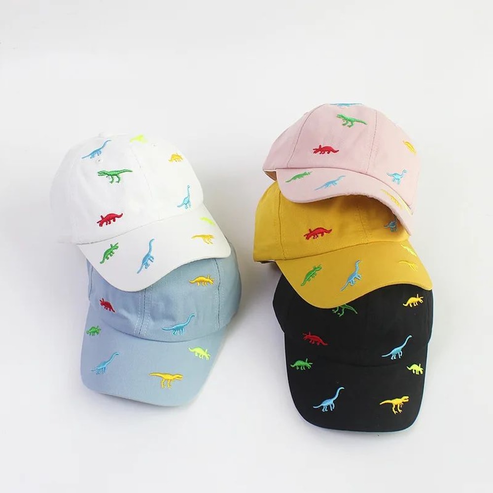 Dinosaur Embroidered Baby Baseball Cap For Boys Girls Adjustable Toddler Sun Hat 2