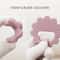 Cute Flower Silicone Baby Teether Toy Safe Molar Chew Thumb Sucking Deterrent 4