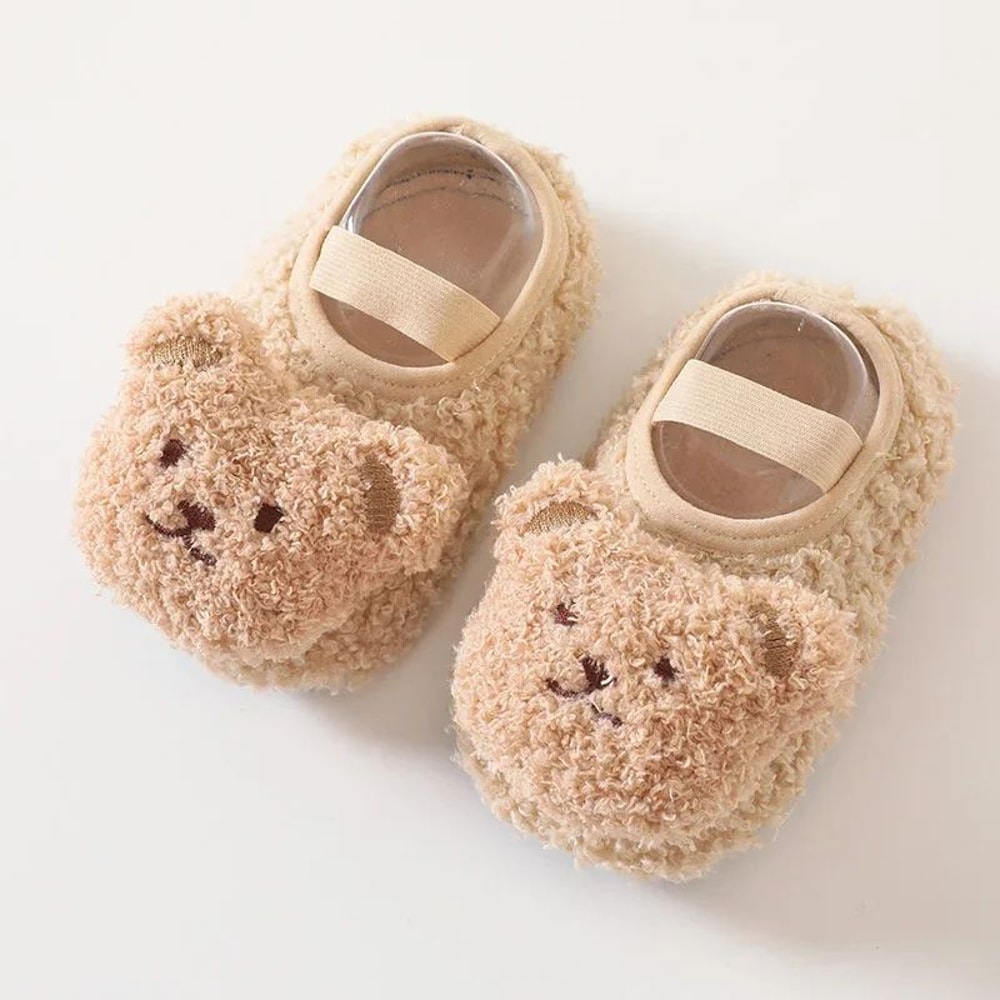 Cartoon Bear Warm Baby Winter Shoes Soft NonSlip Newborn Toddler First Walkers 8