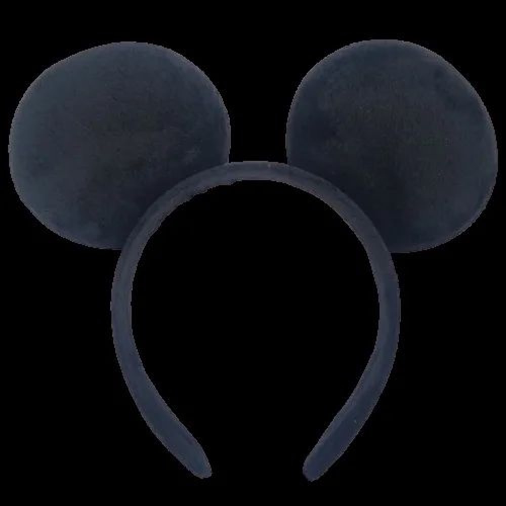 Disney Minnie Mouse Ears Headband Plush Polka Dot Bow Hair Hoop 4