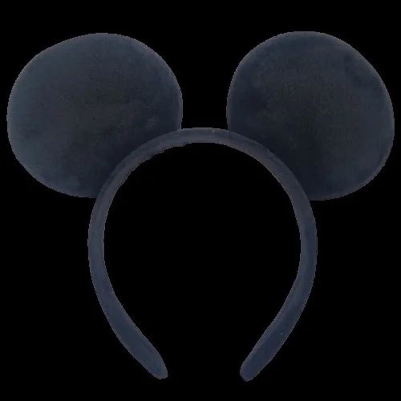 Disney Minnie Mouse Ears Headband Plush Polka Dot Bow Hair Hoop 4
