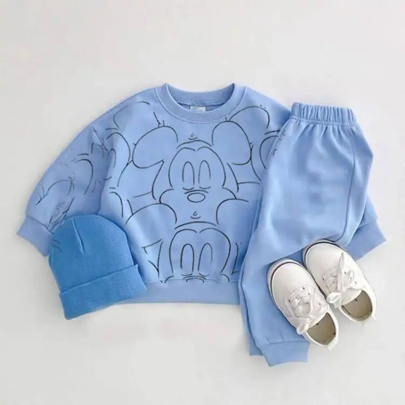Cartoon Baby Summer Outfit 2Piece Toddler Clothing Set With TShirt And Shorts 1
