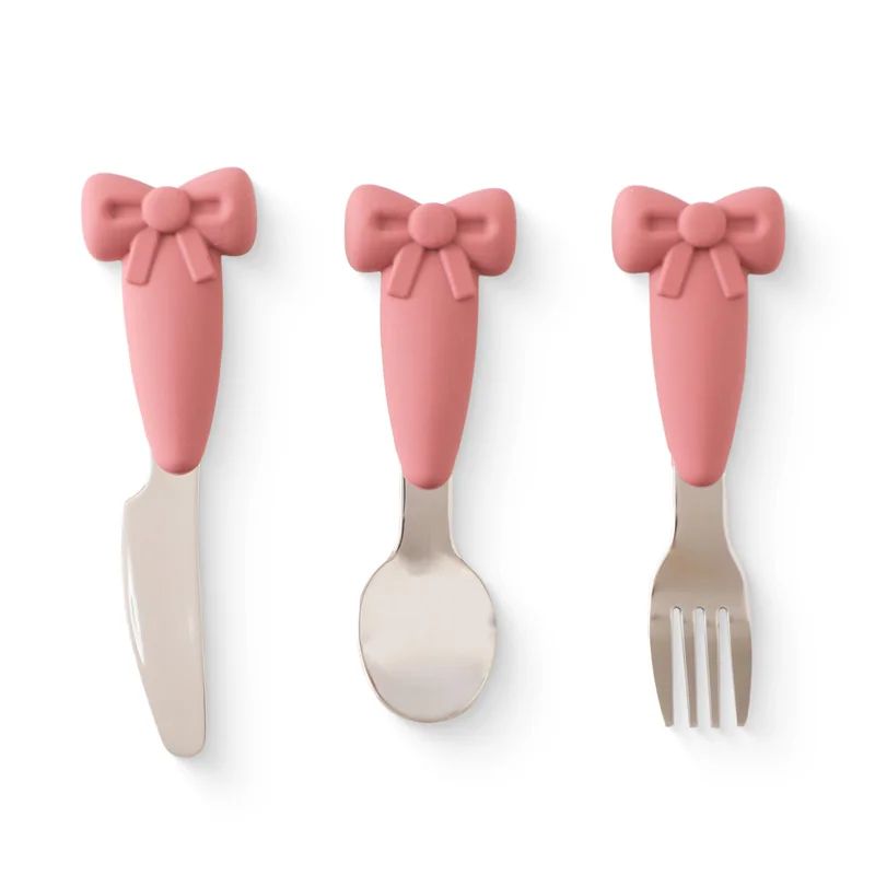 Silicone Baby Feeding Set BPA Free NonSlip Bowl Baby Weaning Utensils 6