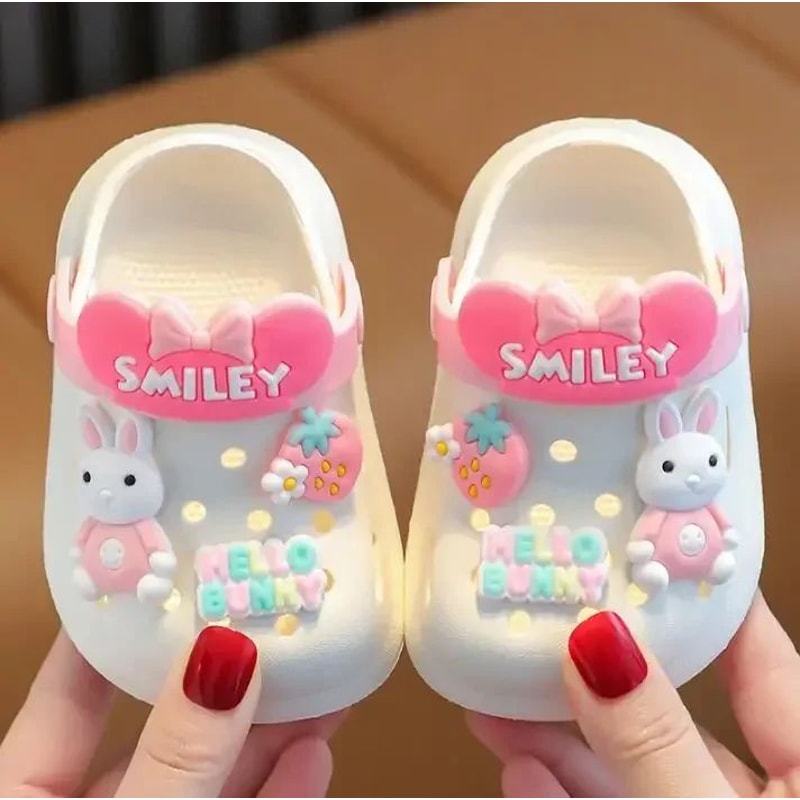 Cute Cartoon Baby Sandals AntiSlip Infant Beach Indoor Slippers 6