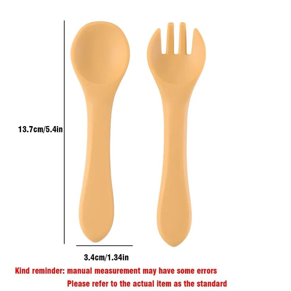 Silicone Baby Plate Set With Strong Suction Base Non Slip Toddler Feeding Plates 3P 1