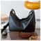 Vintage PU Leather Commuter Tote Bag For Women Large Capacity Crossbody Shoulder Bag 1