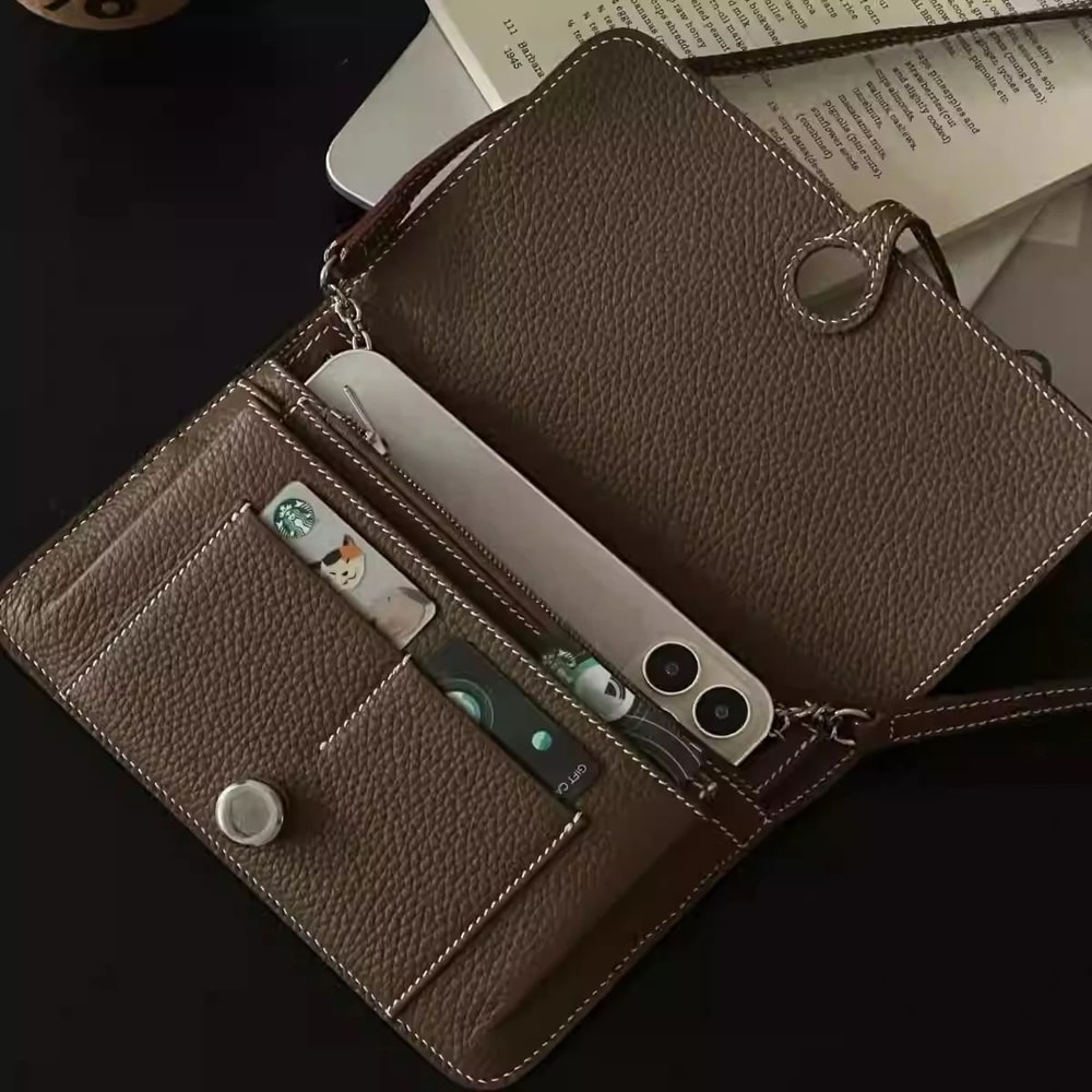 SmartCarry Crossbody Phone Wallet Purse With Card Passport Storage 1