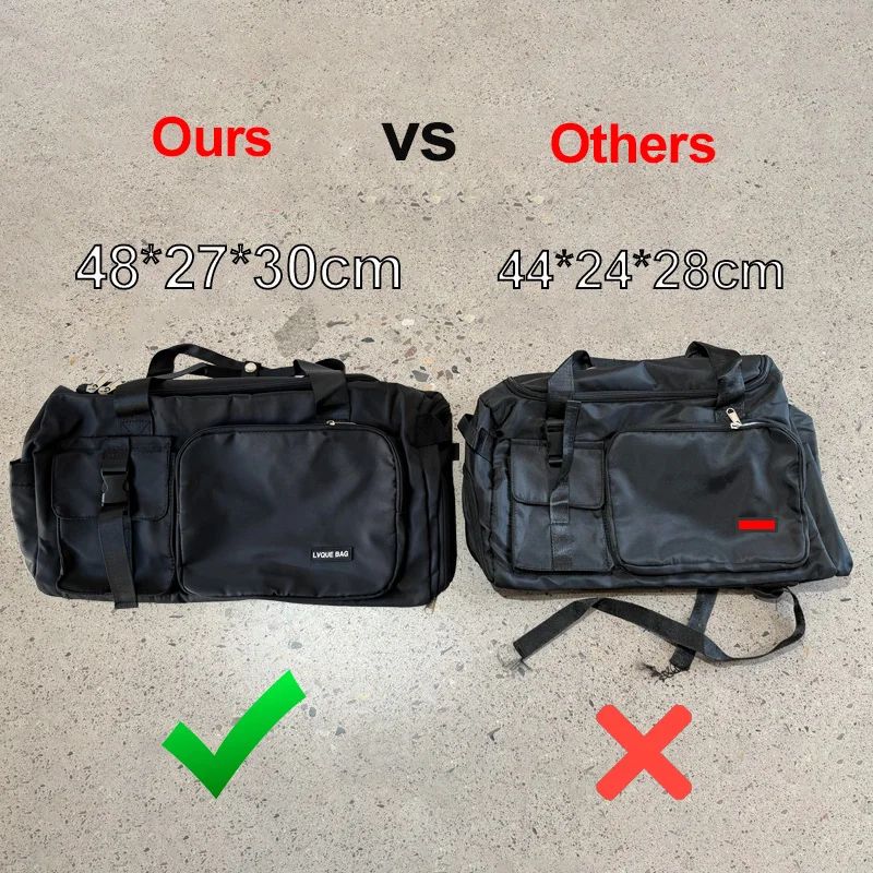 Womens Gym Bag Wet Dry Travel Duffel Bag Weekender Shoulder Tote 1