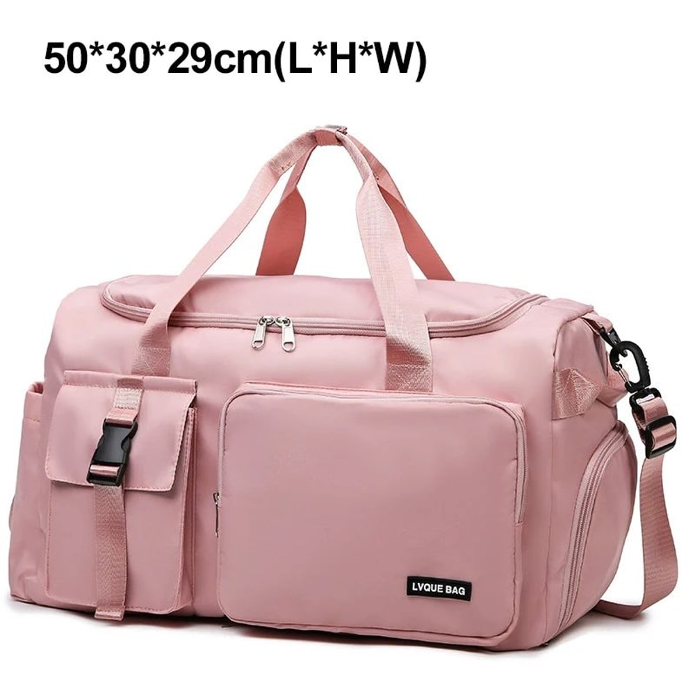 Womens Gym Bag Wet Dry Travel Duffel Bag Weekender Shoulder Tote 8