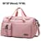 Womens Gym Bag Wet Dry Travel Duffel Bag Weekender Shoulder Tote 8