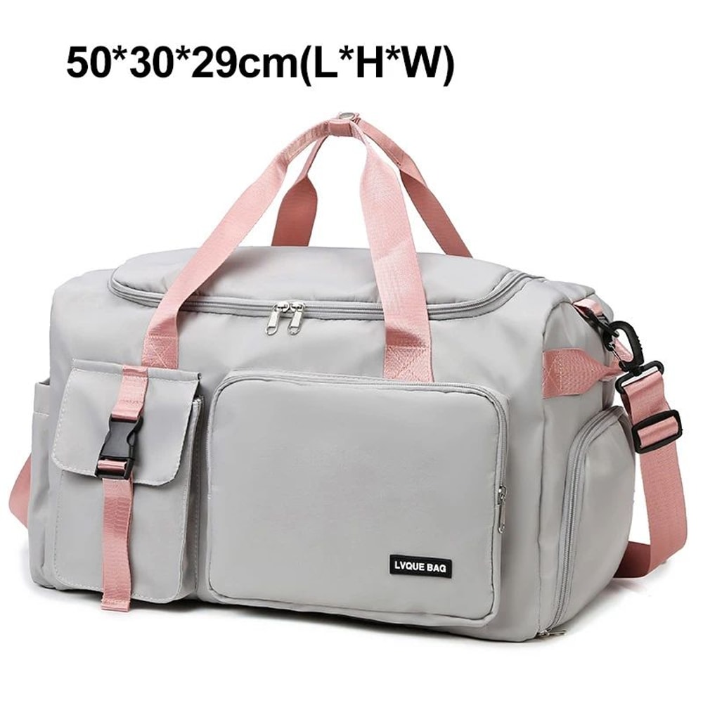 Womens Gym Bag Wet Dry Travel Duffel Bag Weekender Shoulder Tote 9