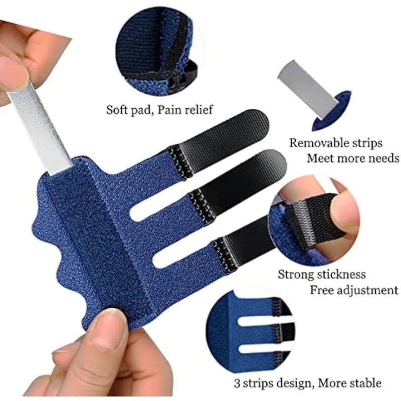 ComfortFlex Trigger Finger Splint Adjustable Finger Splint Brace For Daily Support 2