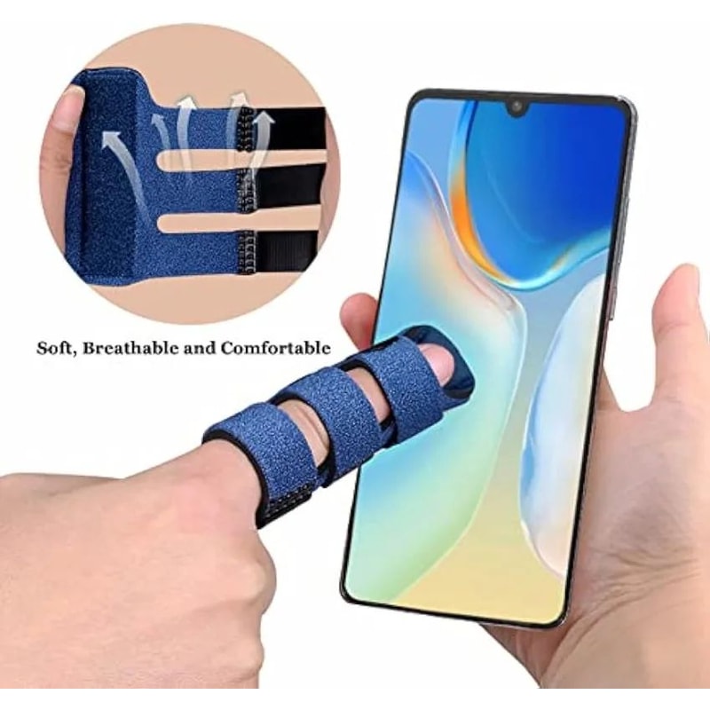 ComfortFlex Trigger Finger Splint Adjustable Finger Splint Brace For Daily Support 3
