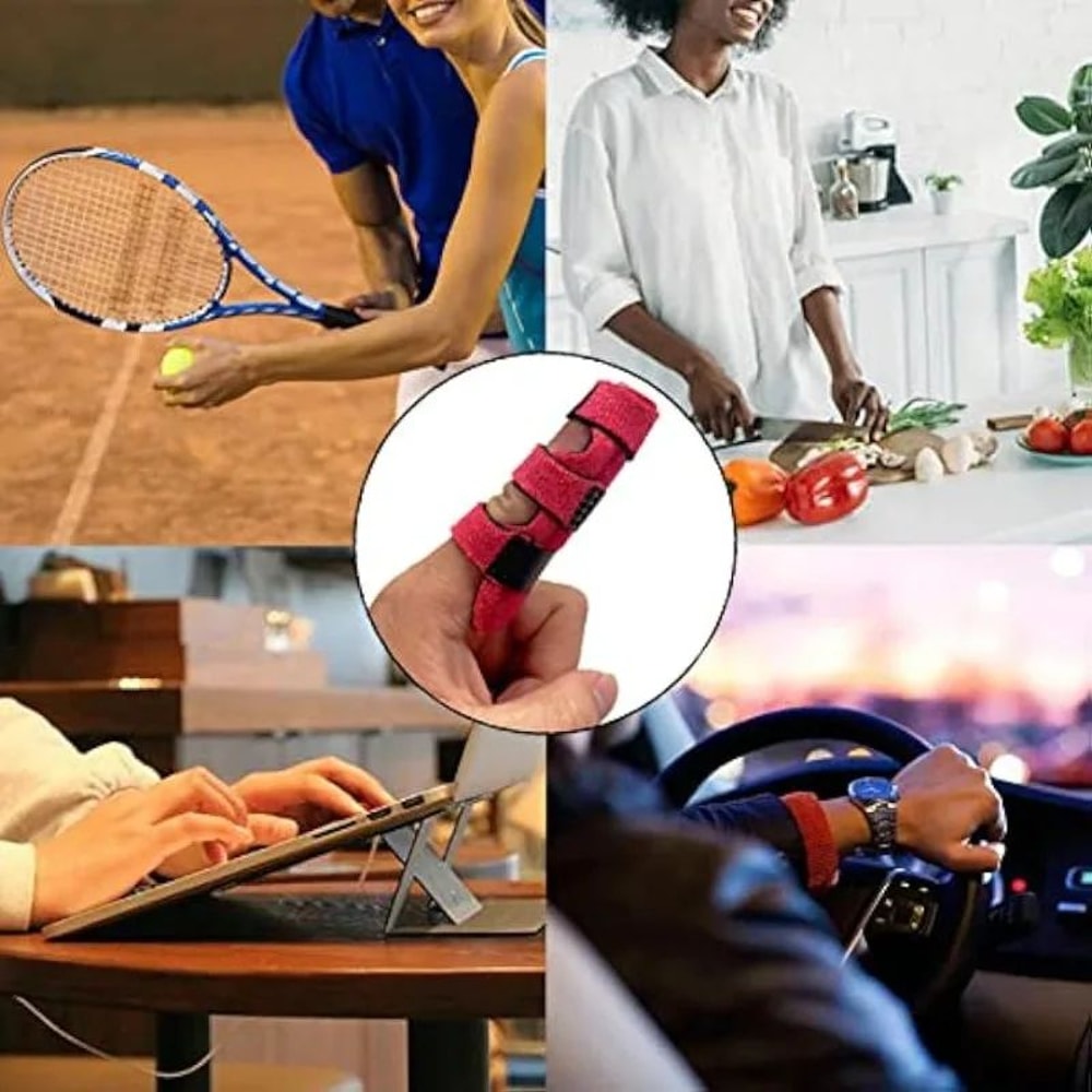 ComfortFlex Trigger Finger Splint Adjustable Finger Splint Brace For Daily Support 5