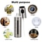 HighPrecision Stainless Steel Olive Oil Spray Bottle For Cooking BBQ 4