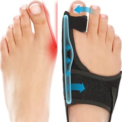 ergoalign bunion corrector toe separator & hallux valgus splint