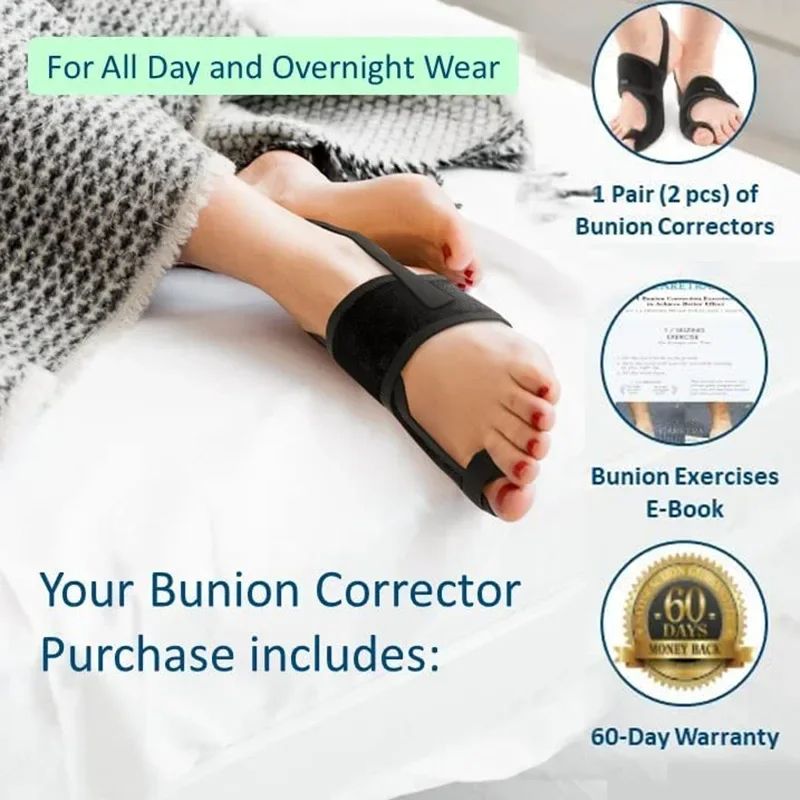 ErgoAlign Bunion Corrector Toe Separator Hallux Valgus Splint 3