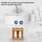 Eco Bamboo Electric Toothbrush Holder MultiSlot Bathroom Organizer 2