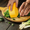 6Blade Manual Herb Chopper Vegetable Roller Cutter For Fast MessFree Prep 4
