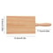 Artisan Wooden Garganelli Board Pasta Shaping Tool With Handle 4