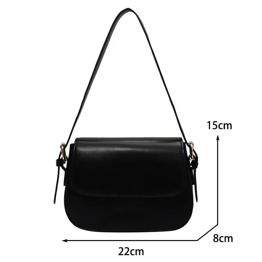 Retro Textured Saddle Shoulder Bag Chic Small Saddle Bag Crossbody For Everyday Style 5