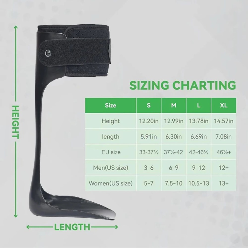 FlexStep AFO Drop Foot Brace Lightweight Ankle Foot Orthosis Support 4