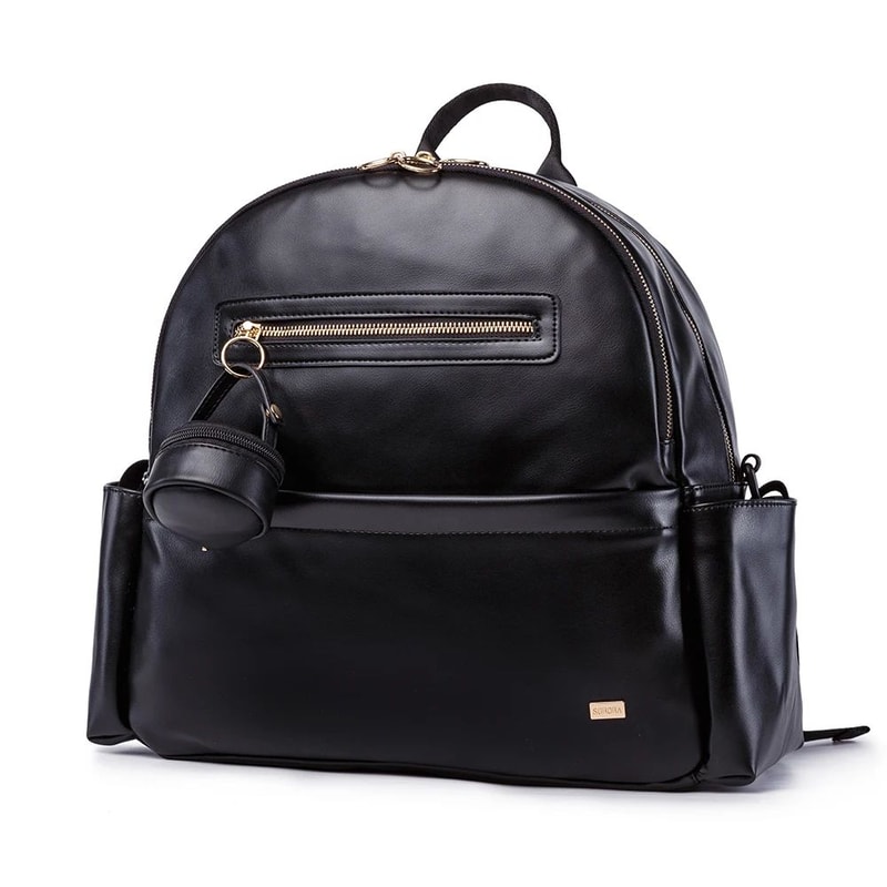 Soboba Waterproof Diaper Backpack Large Capacity Baby Diaper Bag With Pacifier Case 0