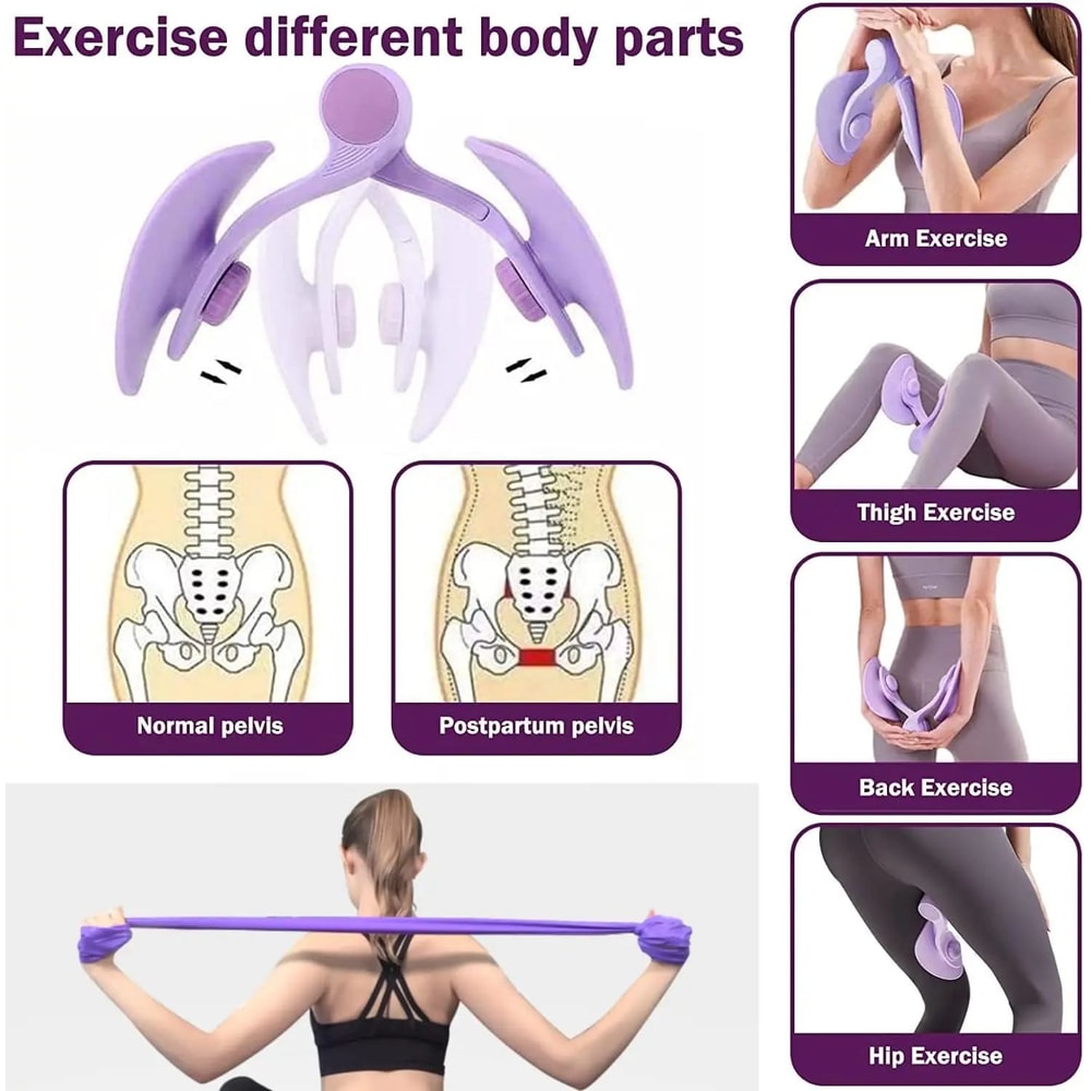 Smart Pelvic Floor Trainer With Counter Adjustable Kegel Exerciser Inner Thigh Toner 4