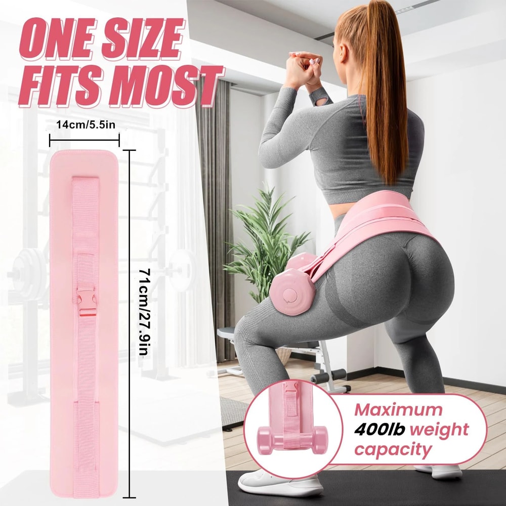 Adjustable Hip Thrust Belt For Glute Training Home Gym Workouts 1
