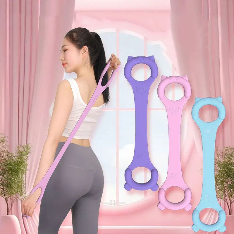 FlexTone Figure 8 Resistance Band Set For Full Body Workout Therapy 0