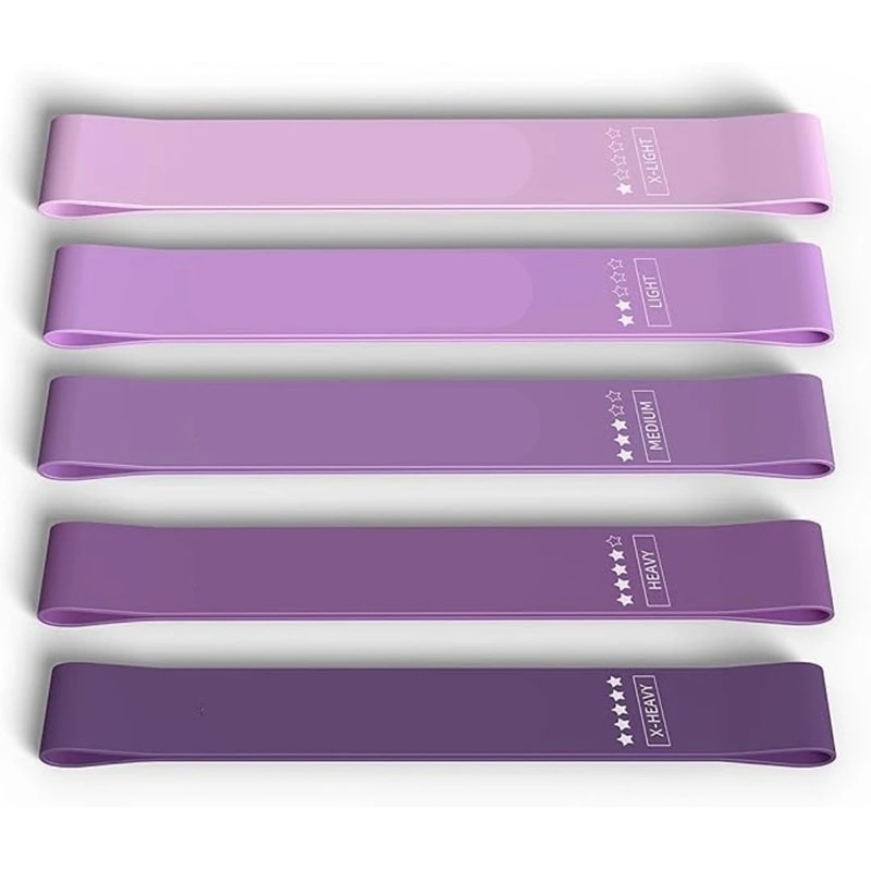 FlexTone Resistance Bands Set For FullBody Home Workouts 5