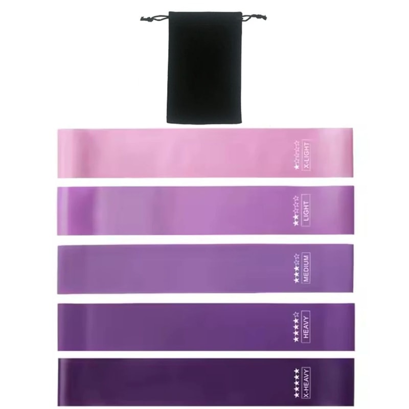 FlexTone Resistance Bands Set For FullBody Home Workouts 6