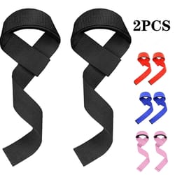 adjustable weightlifting wrist straps for deadlifts and grip support