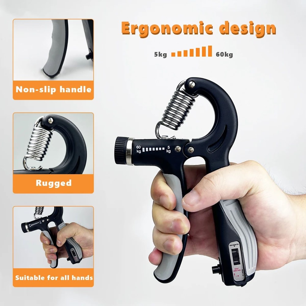 Adjustable Hand Grip Strengthener Forearm Grip Trainer 11132 Lbs 3