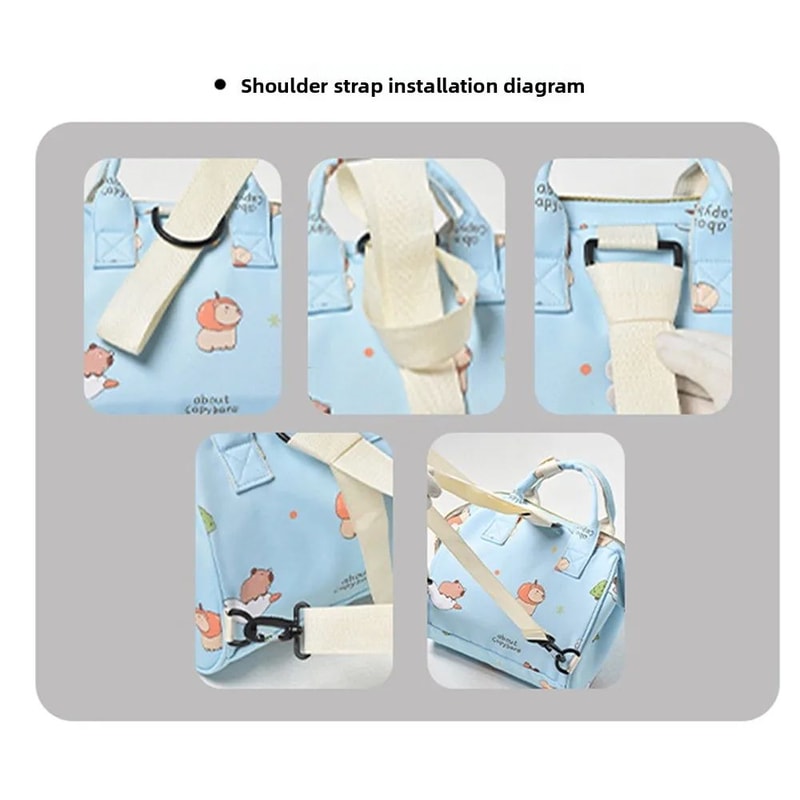 Cartoon Diaper Bag Backpack For Moms Durable Maternity Backpack With MultiPocket Travel Storage 2