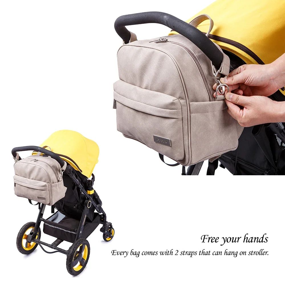 UrbanCare Waterproof Diaper Backpack Multifunction Baby Changing Bag For Modern Parents 3