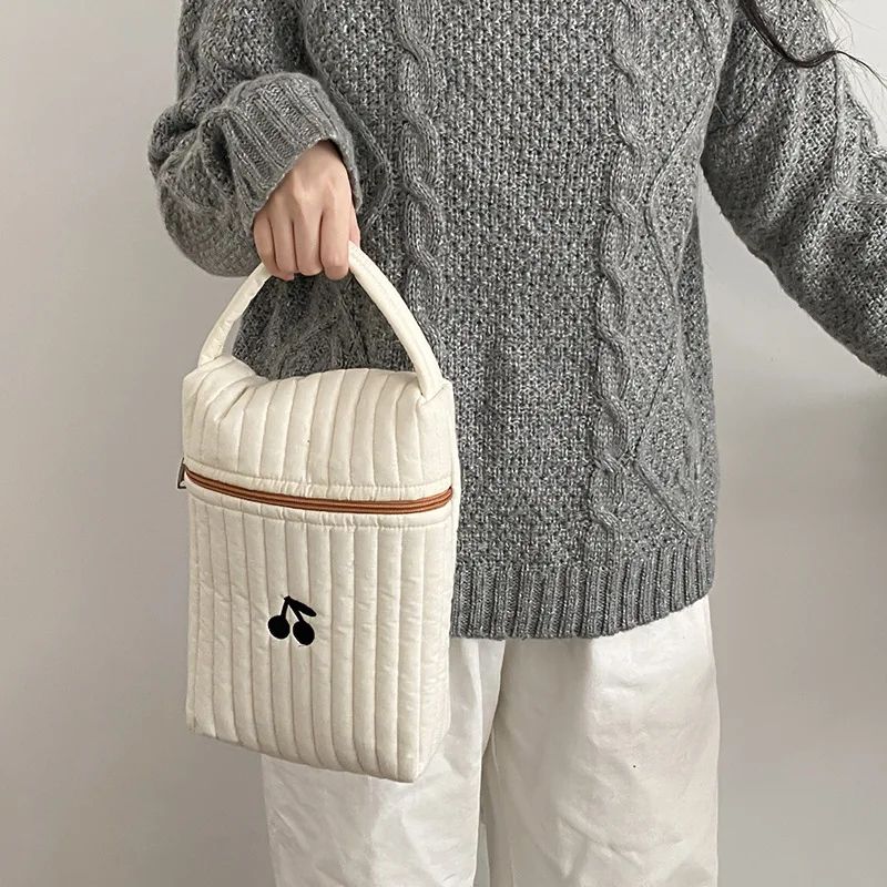 Cotton Bear Baby Diaper Bag Backpack Cute Mommy Bag Organizer With Zipper Storage 2