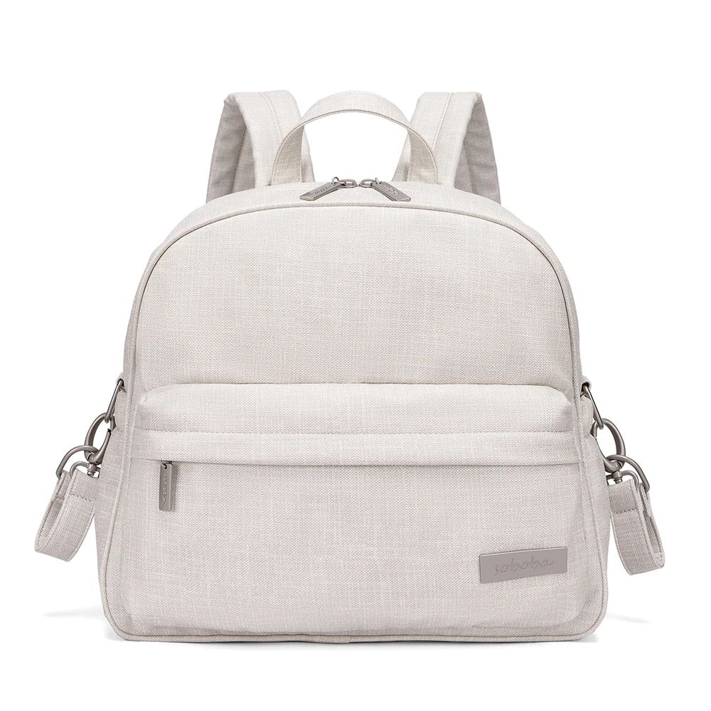 Soboba Waterproof Diaper Backpack Stylish Large Capacity Baby Bag For Modern Moms 7