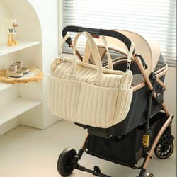 stylish waterproof diaper backpack – large multifunction baby changing bag