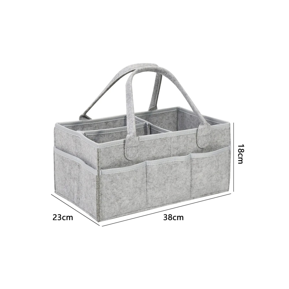 MultiPocket Stroller Organizer Bag Portable Mommy Stroller Tote Diaper Storage 3