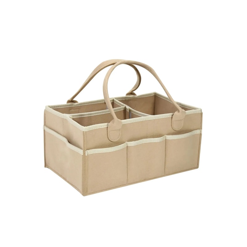 MultiPocket Stroller Organizer Bag Portable Mommy Stroller Tote Diaper Storage 8