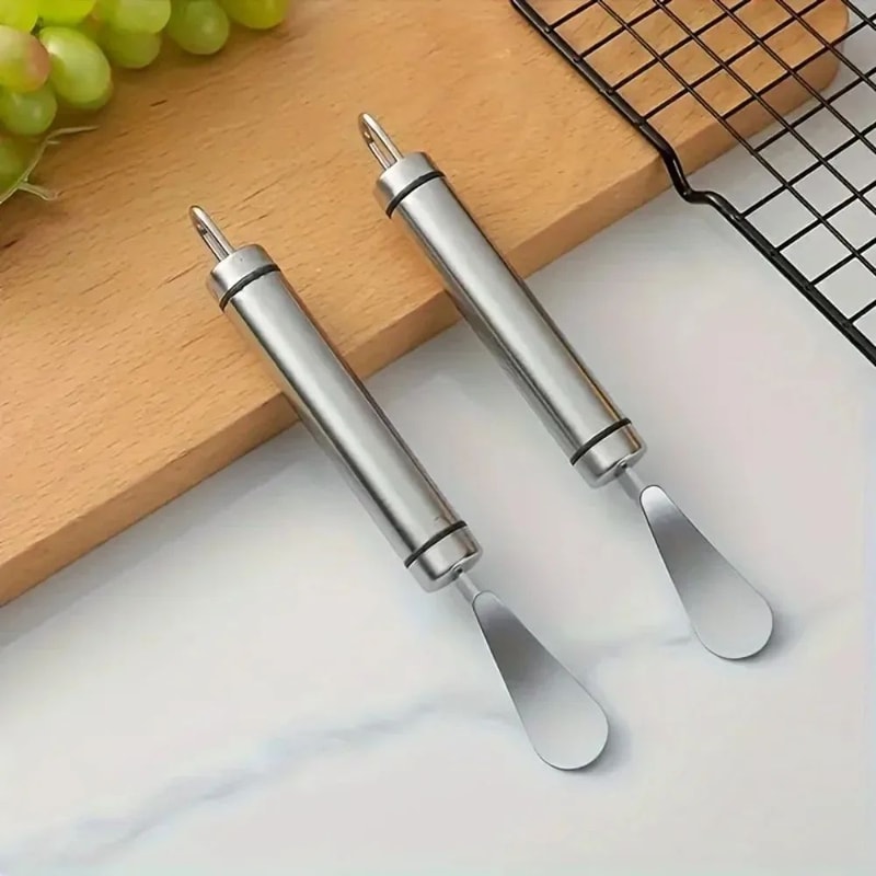 Stainless Steel Orange Peeler Tool With Ergonomic Citrus Cutter Design 3