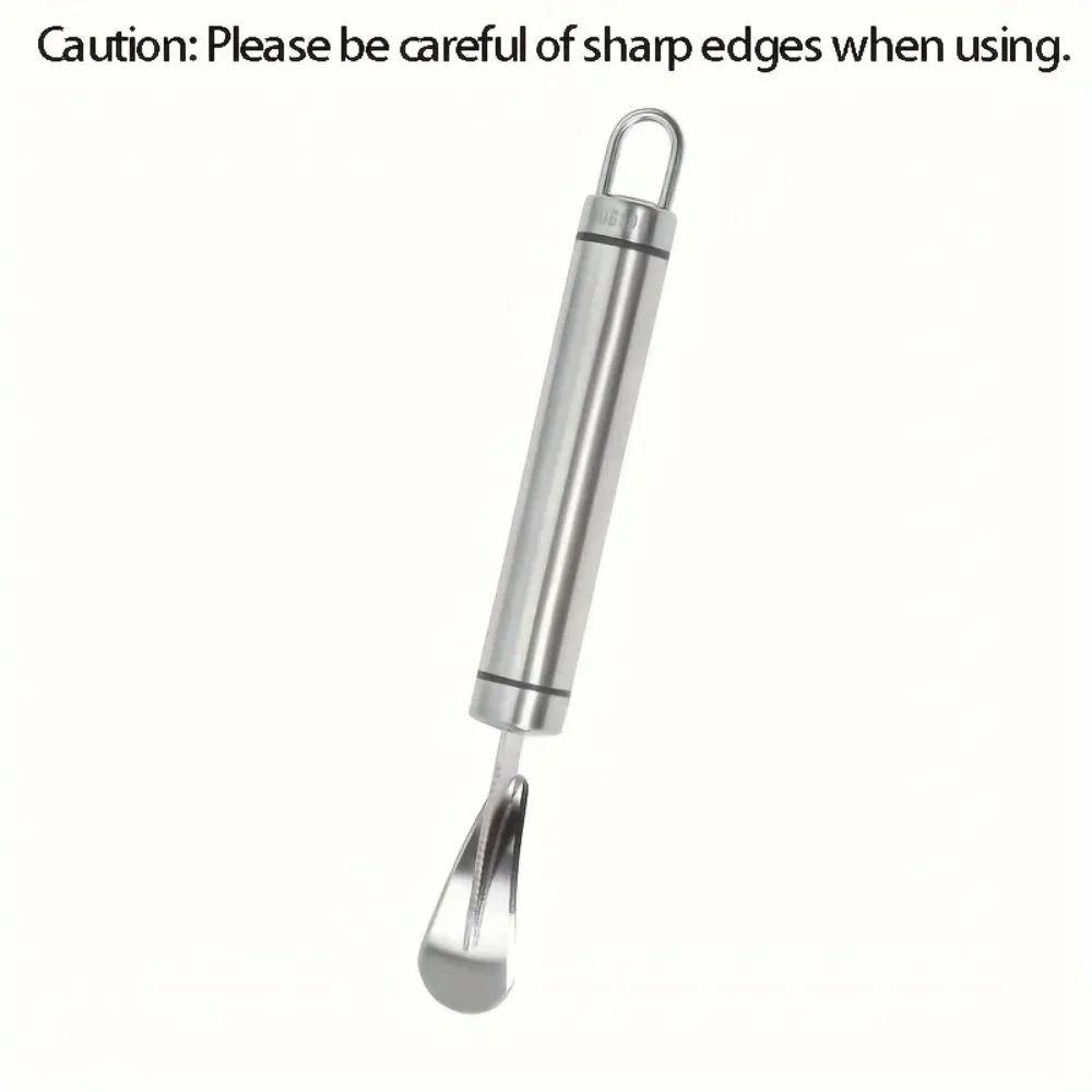 Stainless Steel Orange Peeler Tool With Ergonomic Citrus Cutter Design 4