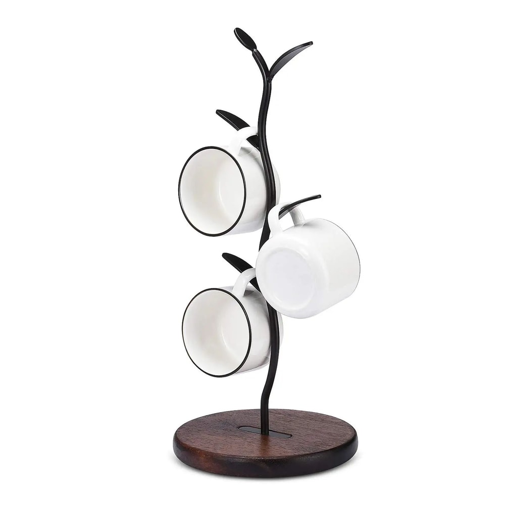 SpaceSaving Mug Tree Stand Countertop Coffee Cup Holder Kitchen Organizer Rack 0