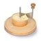 Artisan Wooden Cheese Curler And Rotary Cheese Shaver For Cheese Flowers And Chocolate Curls 2