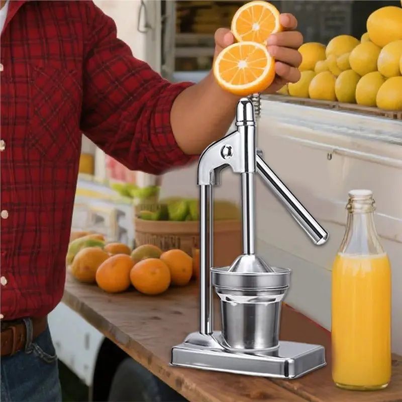 Stainless Steel Lemon Squeezer Manual Citrus Press For Lemons Limes And Oranges 4