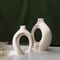 Nordic Ceramic Interlock Vase Set For Pampas Grass And Modern Home Decor 5